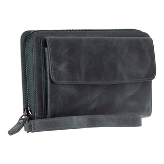 Aristo Leather Wallet, Green - UnBranded