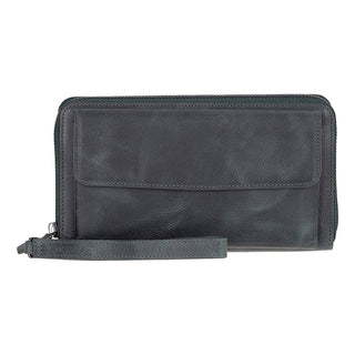 Aristo Leather Wallet, Green - UnBranded