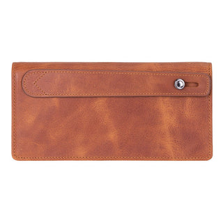 Aura Leather Women's Wallet, Golden Tan - BlackBrook Case