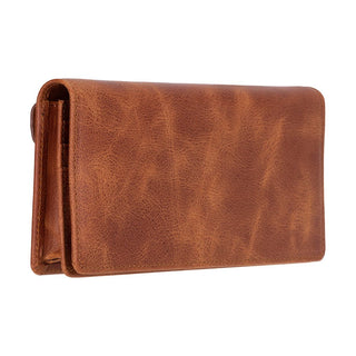 Aura Leather Women's Wallet, Golden Tan - BlackBrook Case