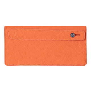 Aura Leather Women's Wallet, Orange - UnBranded