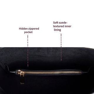Azura Women's Leather Bag, Black - BlackBrook Case