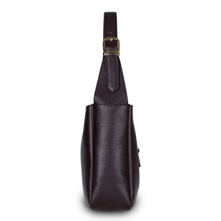 Azura Women's Leather Bag, Brown - BlackBrook Case
