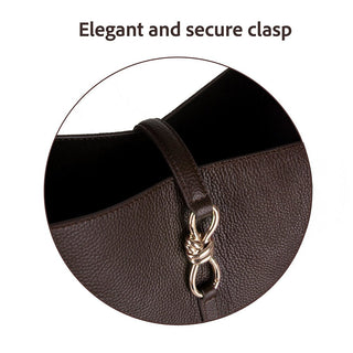 Azura Women's Leather Bag, Brown - BlackBrook Case