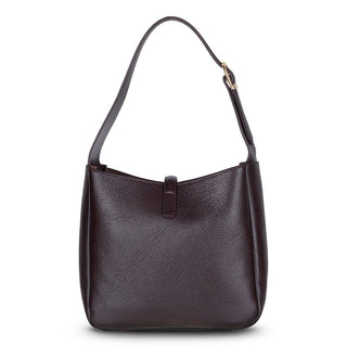 Azura Women's Leather Bag, Brown - BlackBrook Case