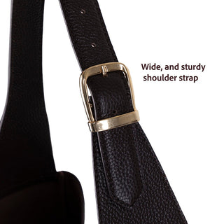 Azura Women's Leather Bag, Brown - BlackBrook Case