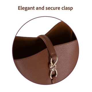 Azura Women's Leather Bag, Tan - BlackBrook Case