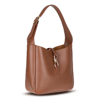 Azura Women's Leather Bag, Tan - BlackBrook Case