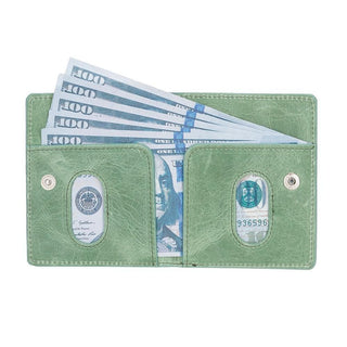 Robin Leather Wallet, Rustic Tan