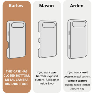 Barlow Leather MagSafe Case - iPhone 17 Air, Tan - BlackBrook Case