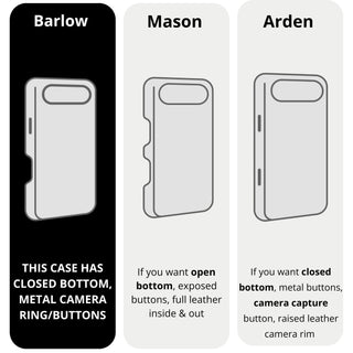 Barlow Leather MagSafe Case - iPhone 17 Air, Tan - BlackBrook Case