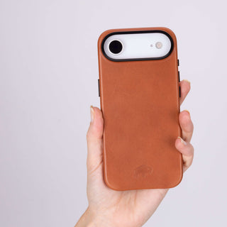 Barlow Leather MagSafe Case - iPhone 17 Air, Tan - BlackBrook Case