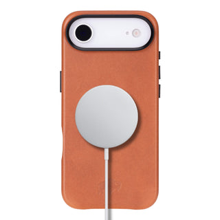 Barlow Leather MagSafe Case - iPhone 17 Air, Tan - BlackBrook Case