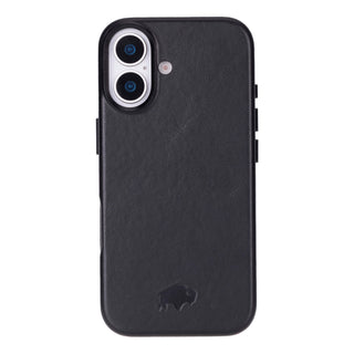 Barlow Leather MagSafe Case - iPhone 17, Black - BlackBrook Case