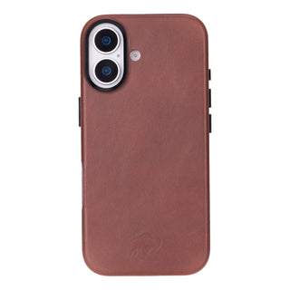 Barlow Leather MagSafe Case - iPhone 17, Brown - BlackBrook Case
