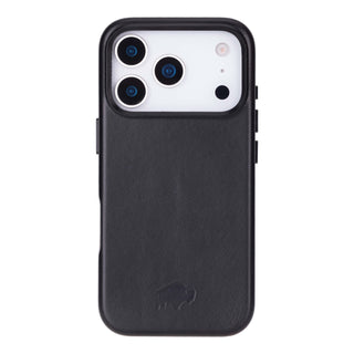 Barlow Leather MagSafe Case - iPhone 17 Pro, Black - BlackBrook Case