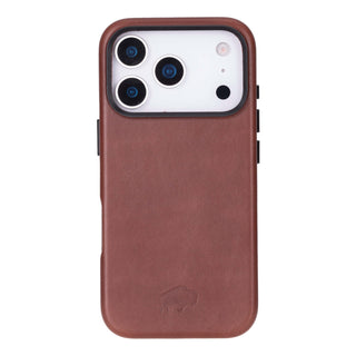 Barlow Leather MagSafe Case - iPhone 17 Pro, Brown - BlackBrook Case