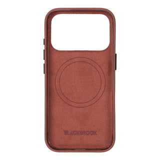 Barlow Leather MagSafe Case - iPhone 17 Pro, Brown - BlackBrook Case