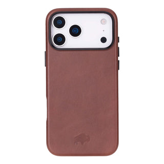 Barlow Leather MagSafe Case - iPhone 17 Pro Max, Brown - BlackBrook Case