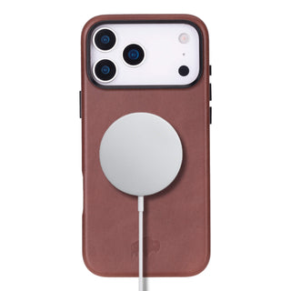 Barlow Leather MagSafe Case - iPhone 17 Pro Max, Brown - BlackBrook Case