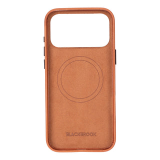 Barlow Leather MagSafe Case - iPhone 17 Pro Max, Tan - BlackBrook Case