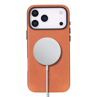 Barlow Leather MagSafe Case - iPhone 17 Pro Max, Tan - BlackBrook Case