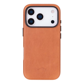Barlow Leather MagSafe Case - iPhone 17 Pro, Tan - BlackBrook Case