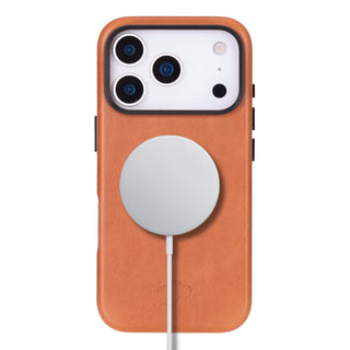 Barlow Leather MagSafe Case - iPhone 17 Pro, Tan - BlackBrook Case