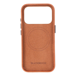 Barlow Leather MagSafe Case - iPhone 17 Pro, Tan - BlackBrook Case