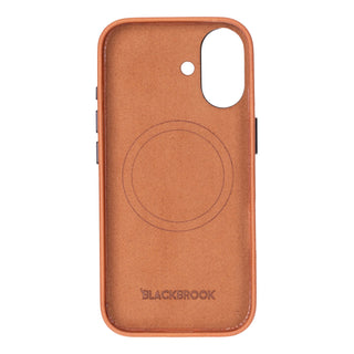 Barlow Leather MagSafe Case - iPhone 17, Tan - BlackBrook Case