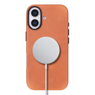Barlow Leather MagSafe Case - iPhone 17, Tan - BlackBrook Case