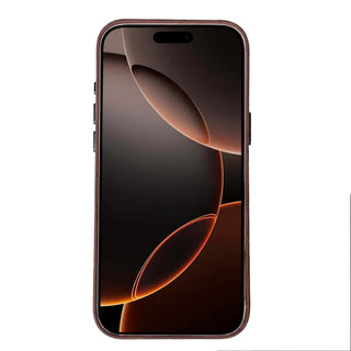 Barlow Leather MagSafe Case with Stand - iPhone 17 Pro, Distressed Coffee - BlackBrook Case