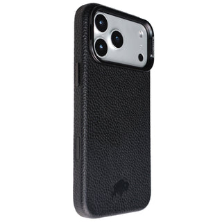 Barlow Leather MagSafe Case with Stand - iPhone 17 Pro Max, Pebble Black - BlackBrook Case