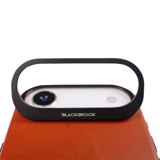 Barlow Leather MagSafe Case with Stand - iPhone Air, Burnished Tan - BlackBrook Case