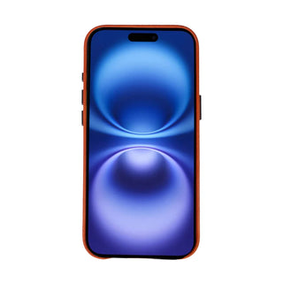 Barlow Leather MagSafe Case with Stand - iPhone Air, Burnished Tan - BlackBrook Case