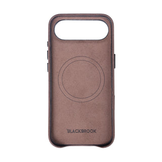 Barlow Leather MagSafe Case with Stand - iPhone Air, Distressed Coffee - BlackBrook Case