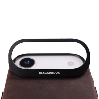 Barlow Leather MagSafe Case with Stand - iPhone Air, Distressed Coffee - BlackBrook Case
