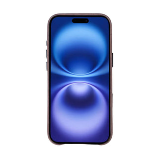 Barlow Leather MagSafe Case with Stand - iPhone Air, Distressed Coffee - BlackBrook Case