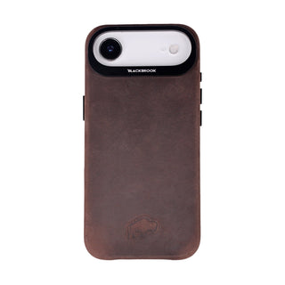 Barlow Leather MagSafe Case with Stand - iPhone Air, Distressed Coffee - BlackBrook Case