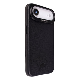 Barlow Leather MagSafe Case with Stand - iPhone Air, Pebble Black - BlackBrook Case