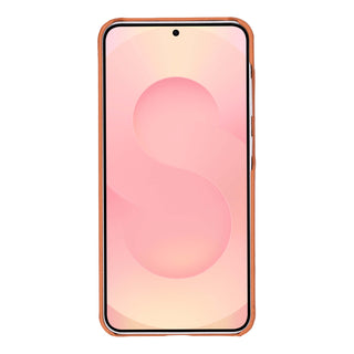 Barlow Leather Snap-On Case – Galaxy S25, Burnished Tan