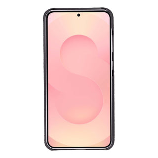 Barlow Leather Snap - On Case – Galaxy S25, Pebble Black - BlackBrook Case