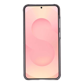 Barlow Leather Snap - On Case – Galaxy S25 Plus, Distressed Coffee - BlackBrook Case