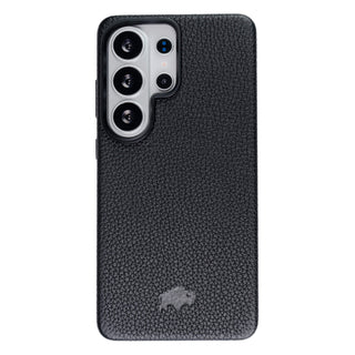 Barlow Leather Snap - On Case – Galaxy S26 Ultra, Pebble Black - BlackBrook Case