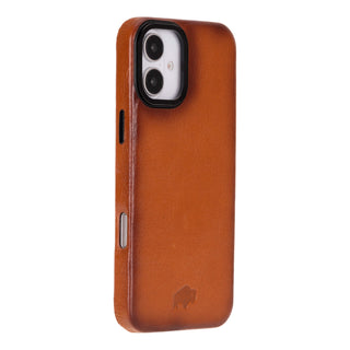 Barlow MagSafe iPhone 16 Case, Burnished Tan - BlackBrook Case