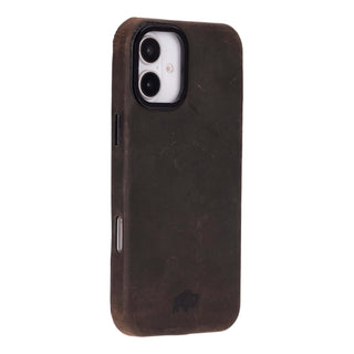 Barlow MagSafe iPhone 16 Case, Distressed Coffee - BlackBrook Case