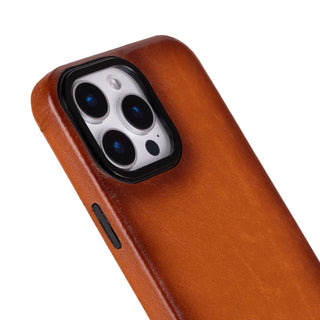 Barlow MagSafe iPhone 16 Pro Case, Burnished Tan - BlackBrook Case