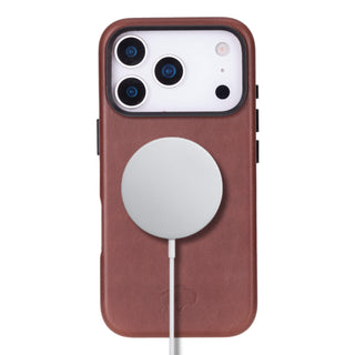 Barlow Leather MagSafe Case - iPhone 17 Pro, Brown