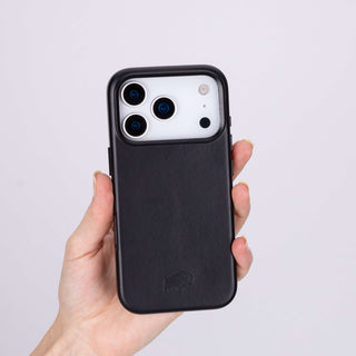 Barlow Leather MagSafe Case - iPhone 17 Pro Max, Black