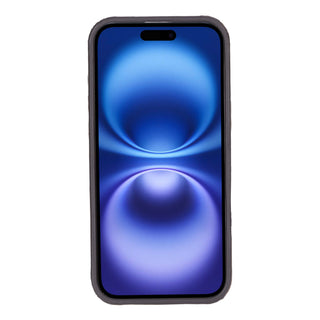 Barlow Leather MagSafe Case- iPhone 16 Plus, Distressed Coffee